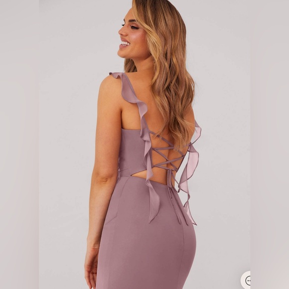 Azazie Bridesmaid Dress Dusty Rose - Picture 2 of 12